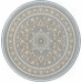 Иранский ковер Adrina 153129 Серый круг